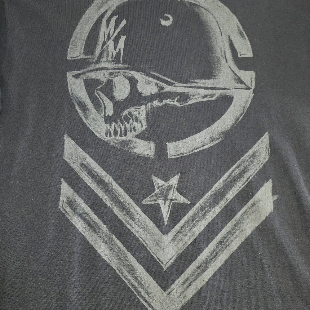 Men's Black Metal Mulisha Tee Shirt.